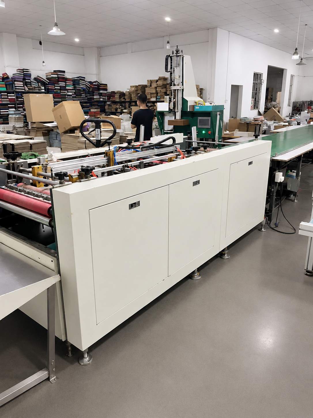 Factory floor and production line